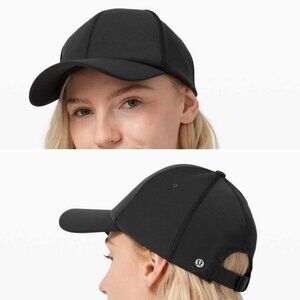 Lululemon Baller Hat Solid Black Strapback Cap
